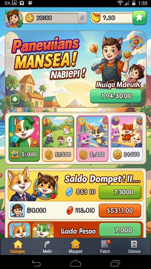 9n9n - Tampilan grafis yang menakjubkan dalam game.