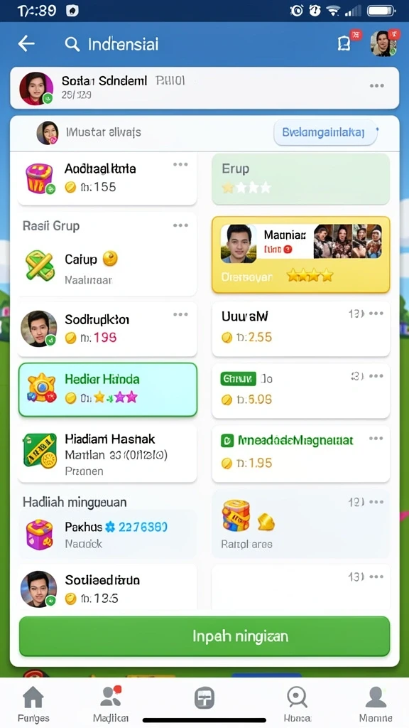 dewa1000 - Tampilan antarmuka yang menarik dan user-friendly.