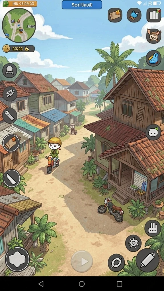 surga19 - Tampilan awal yang menarik dengan karakter ikonik.