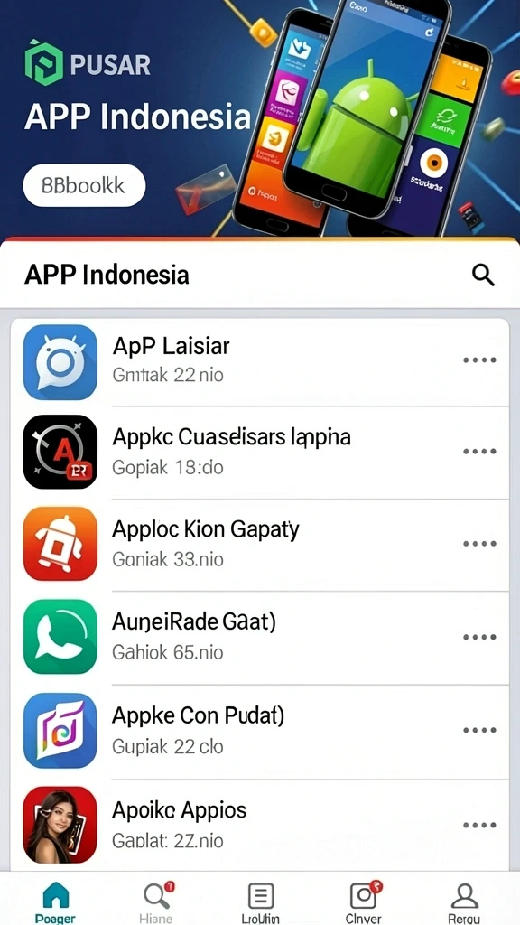 ut77 - Tampilan menu utama yang menarik dan mudah dinavigasi.